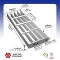 hot dip galvanized expendable steel grating/ metal bar grating